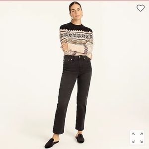 Like New J Crew Curvy Vintage Slim Straight Jean - 27